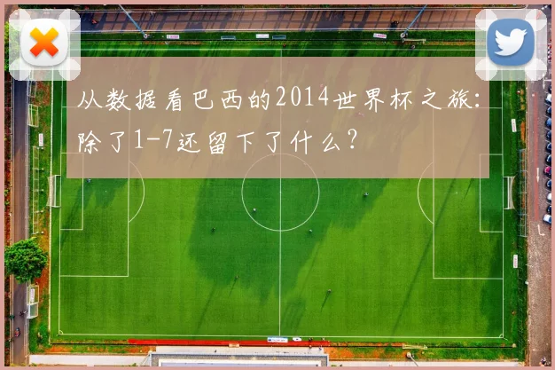 从数据看巴西的2014世界杯之旅:除了1-7还留下了什么?
